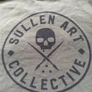 Sullen Art Collective Men's Graphic Sweatshirt in Army Green